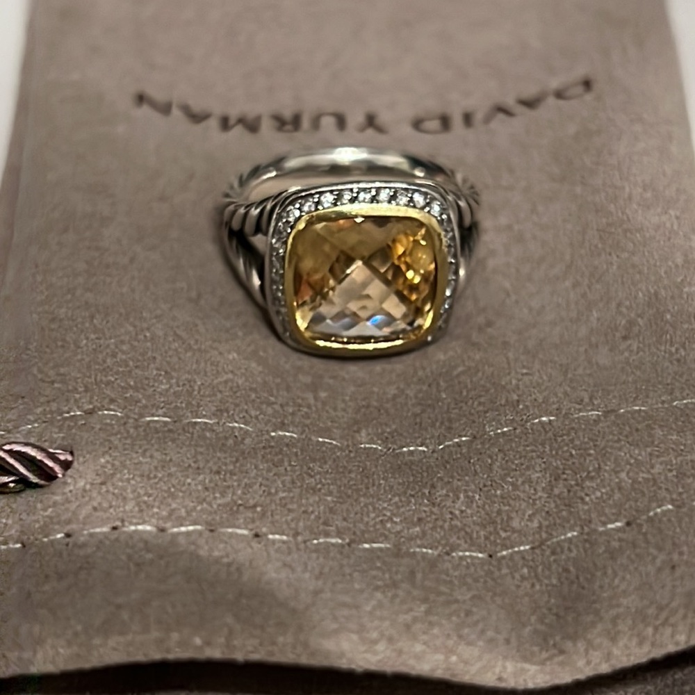 David Yurman Champagne Citrine Albion Ring